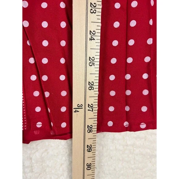 Staple Pigeon Red White Polka‎ Dot Patchwork Button Down Shirt Men's Medium - Picture 5 of 9